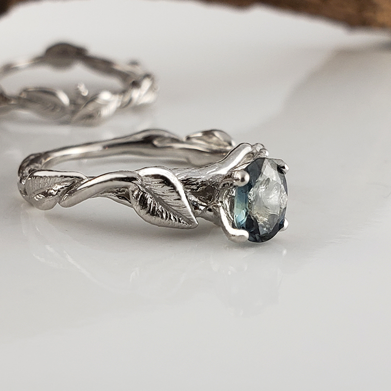 Dawn Vertrees Raw Uncut Rough Engagement Wedding Rings April 2018 Hand Faceted Teal Montana Shire