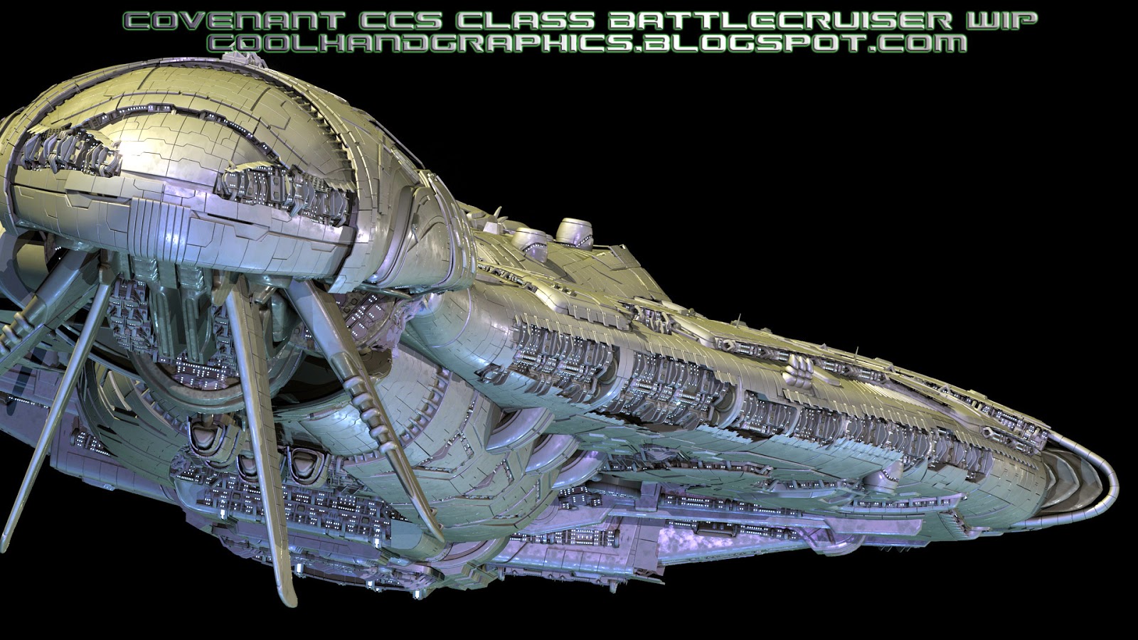 Coolhand Big Spaceships 003 Covenant CCS Battle Cruiser