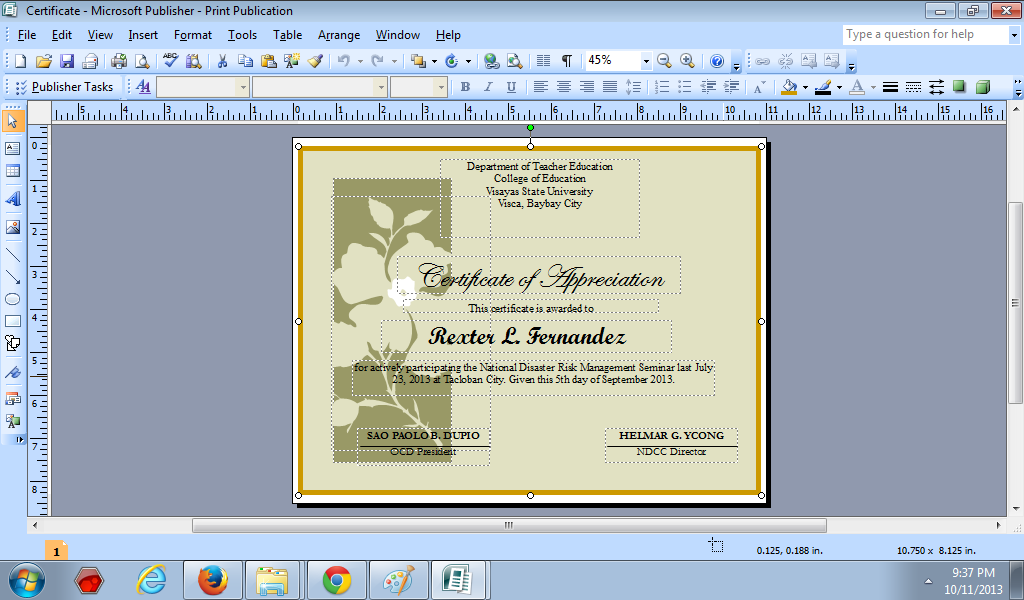 EPortfolio in Educational Technology 2 Exercise No.10 " Microsoft