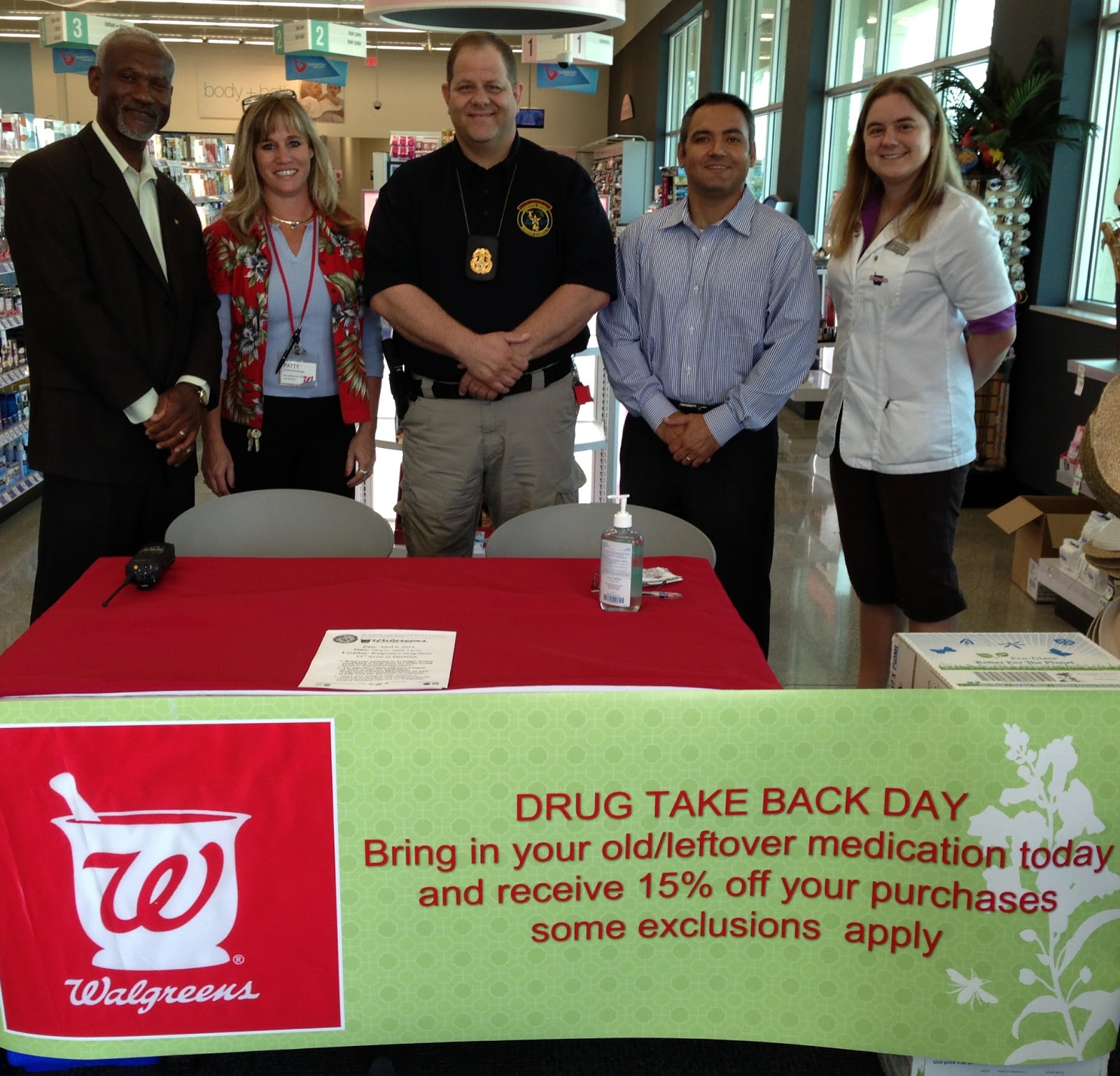 Drug take back program with Walgreens | Monroe County Sheriff's Office