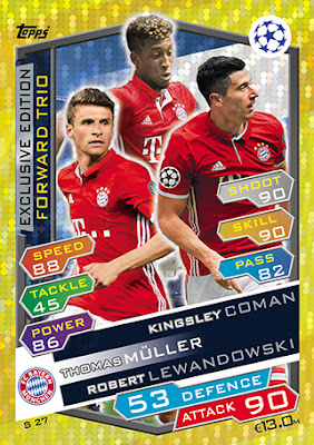 Spécial cartes Matchwinner édition limitée match Attax Championnat 2016//2017