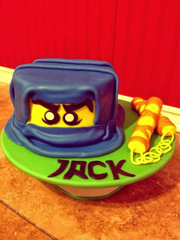 simple ninjago cake