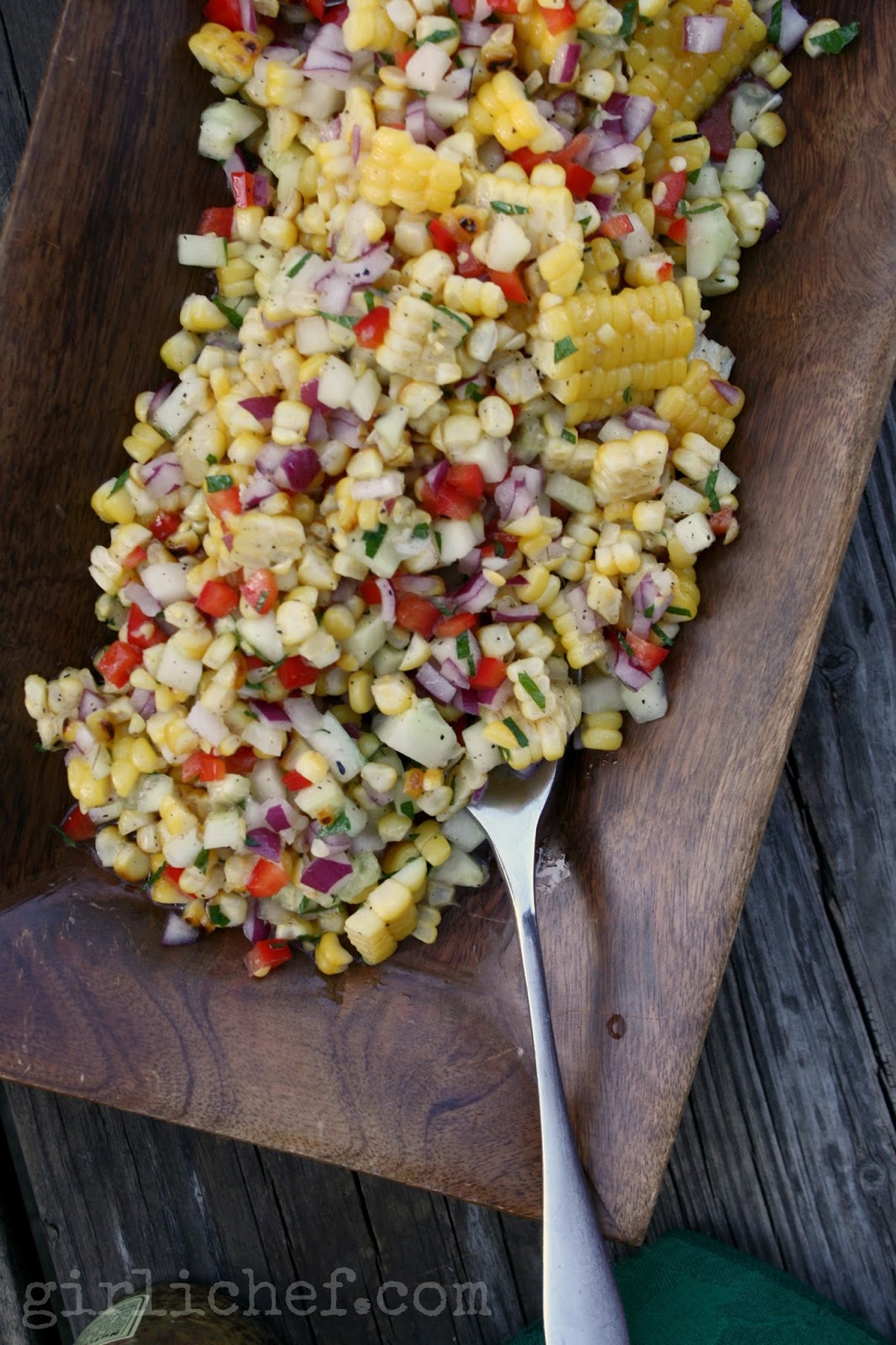 Grilled Corn Salad w/ Honey Lime Dressing All Roads Lead to the Kitchen