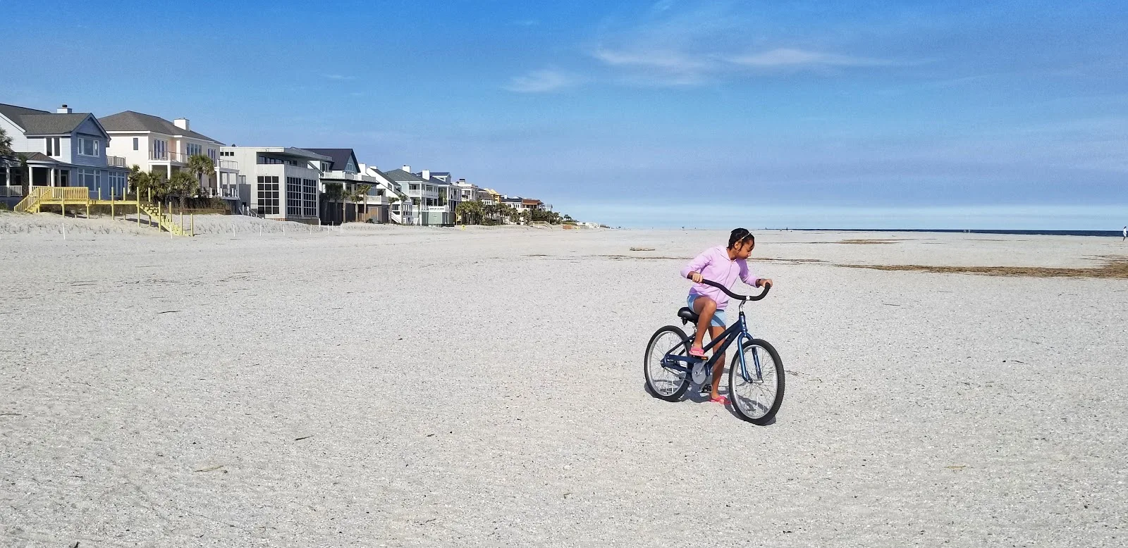 Biking on Beach at Wild Dunes Resort