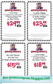 Free Printable Chuck E Cheese Coupons Free Printable Chuck E Cheese Coupons