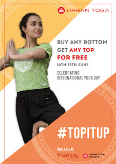 Urban Yoga celebrates International Yoga Day with #topitup Urban Yoga celebrates International Yoga Day with #topitup