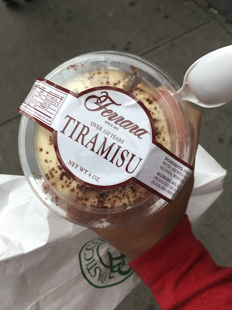 Italian Tiramisu in New York. Italijanski tiramisu v new yorku