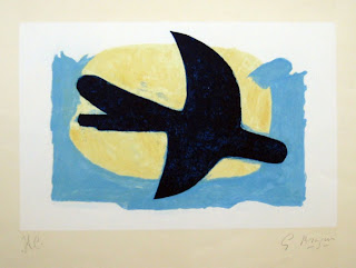 Pájaro azul y amarillo - Georges Braque