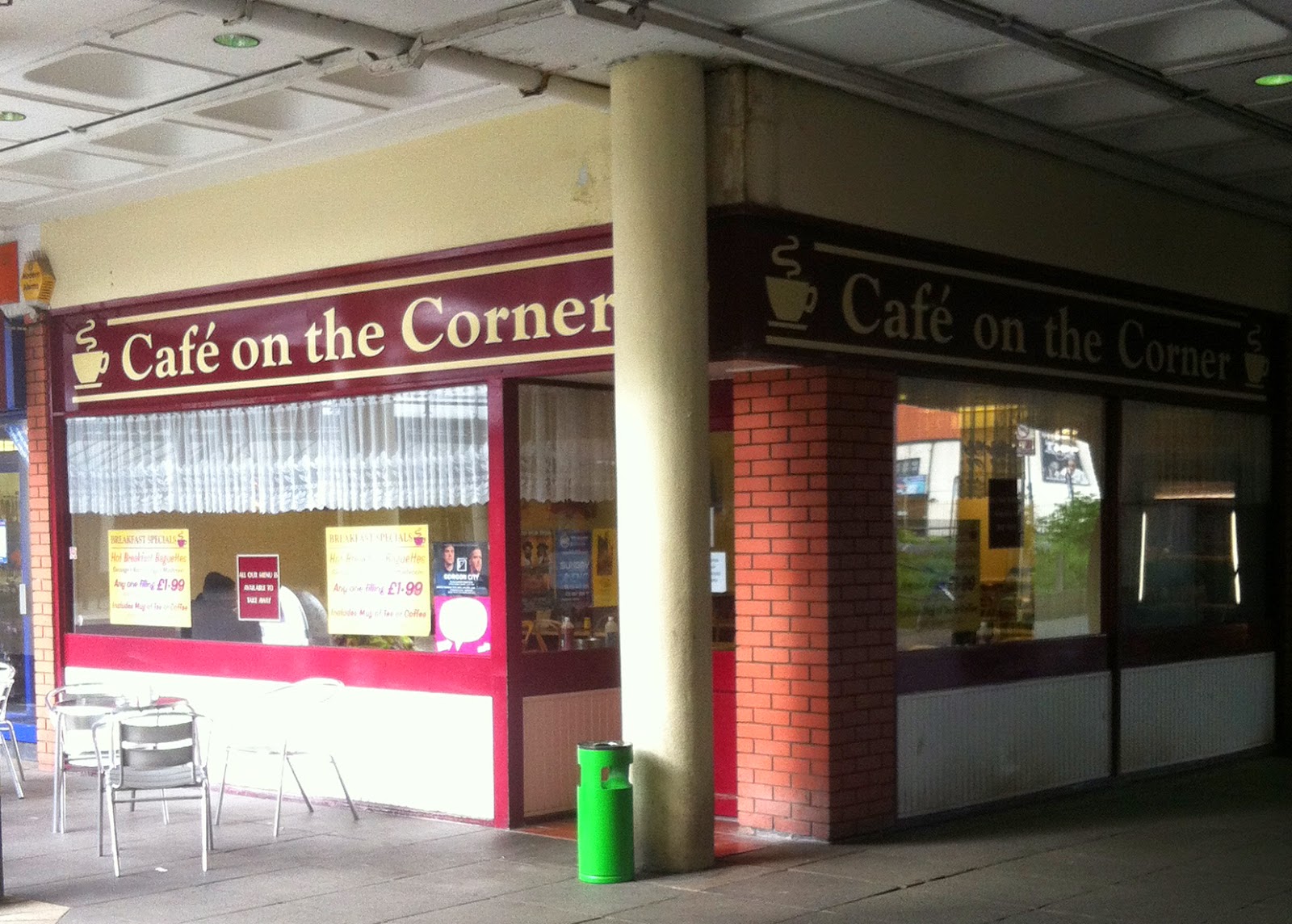 The Fry up Inspector Cafe on the corner Norwich