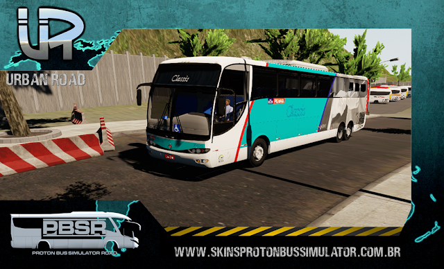 G6 1200 MB N.S.Penha Classis Skin Proton Bus Simulator Road - G6 1200 MB 0500 RSD Viação Penha