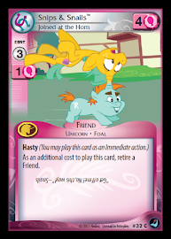 My Little Pony Snips & Snails, Joined at the Horn High Magic CCG Card