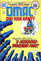 Omac v1 #3 dc bronze age comic book cover art by Jack Kirby