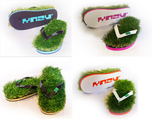 grass lined sandals