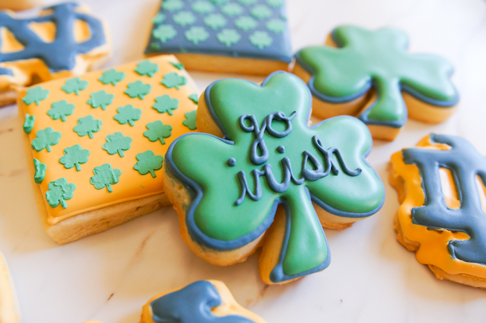 Notre Dame decorated cookies | bakeat350.net