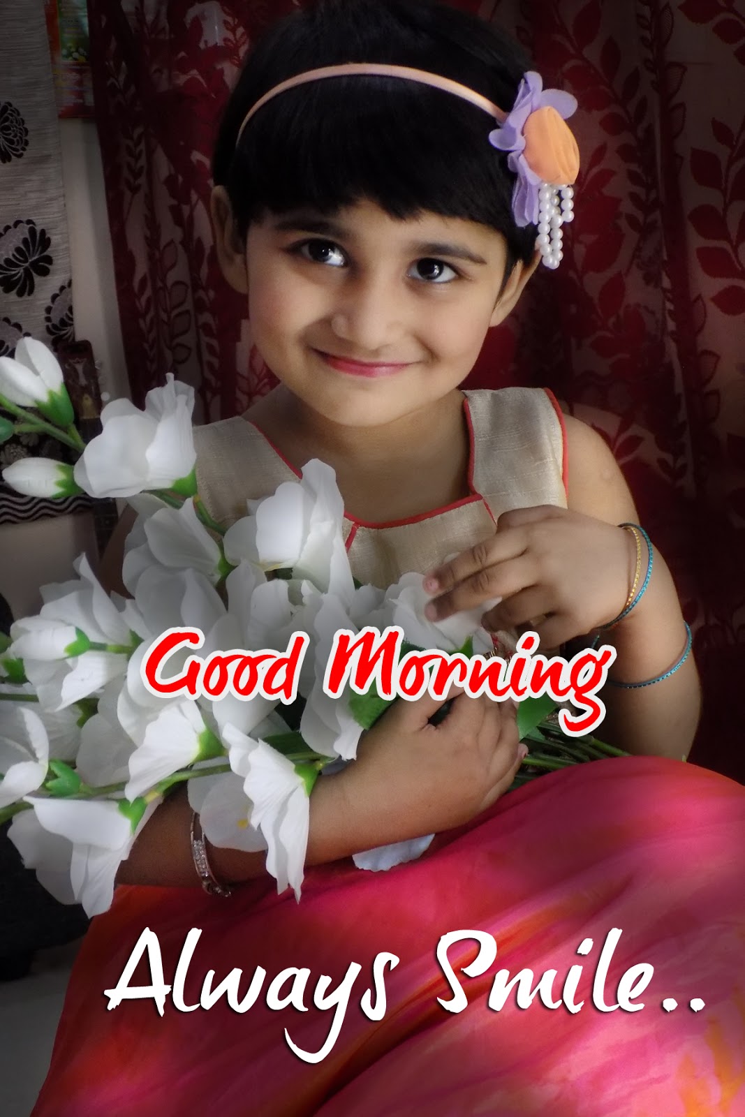 Cute Smile Baby Girl PicturesIndiaNainika Raj Good Morning Quotes