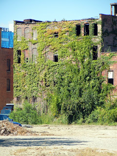 Vacant building in downtown Detroit, Michigan