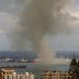 Incendio barco muelle Reina Sofía