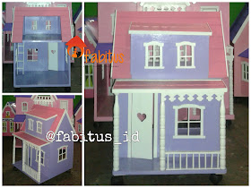 Rumah Boneka Barbie Arthur Ungu Pink