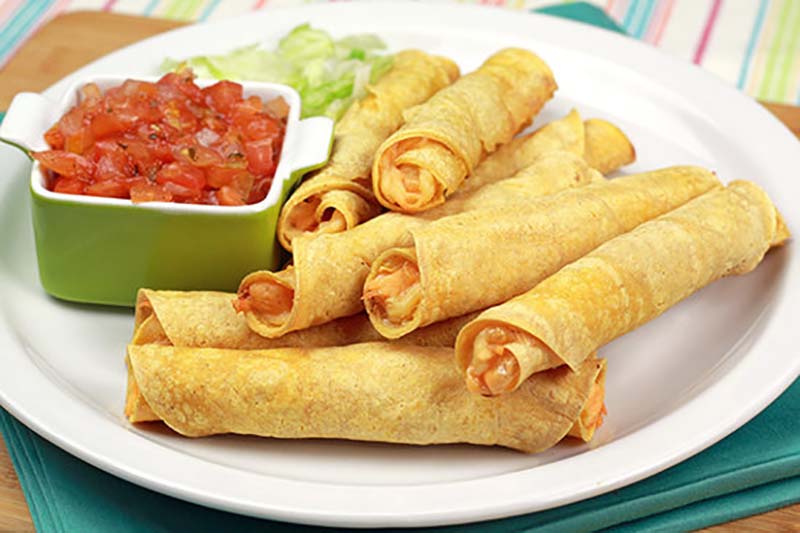 TwoCheese Fried Taquitos Recipe Free Recipe Pedia