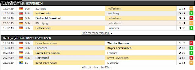  Bundesliga: Hoffenheim vs Leverkusen, 02h30 ngày 30/3/2019 Hoffenheim3