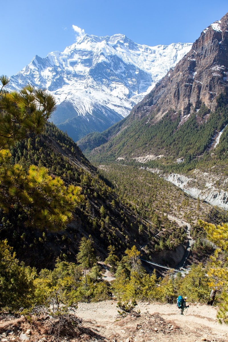200км по красно-белым черточкам.. Around Annapurna. март-апрель 2017