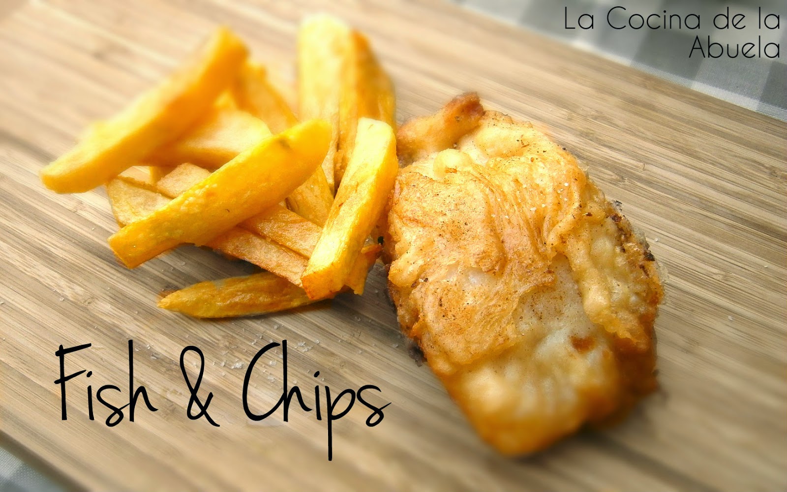 Pescado rebozado inglés. Fish & Chips casero.