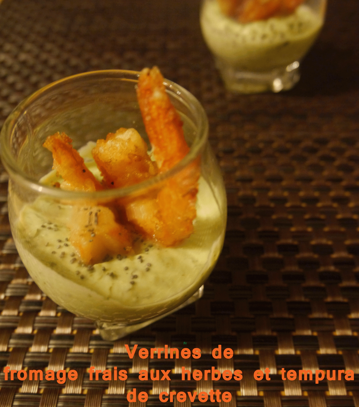 Les délices de lauriane: Verrine de fromage frais aux herbes