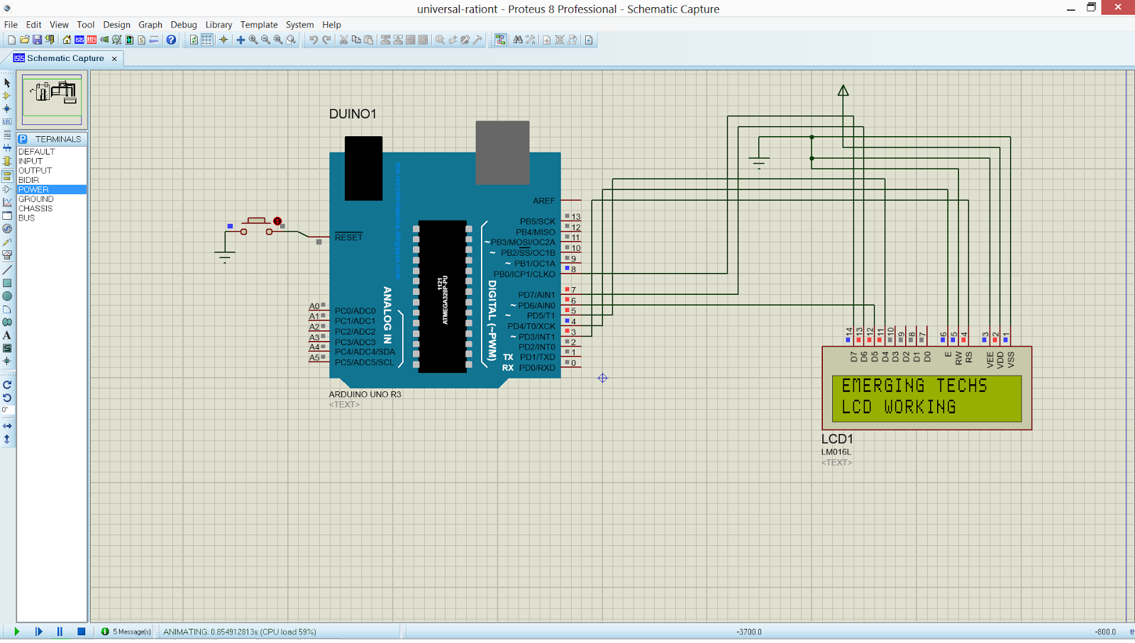 ARDUINO AND LCD SIMULATION IN PROTEUS - Emerging Technologies