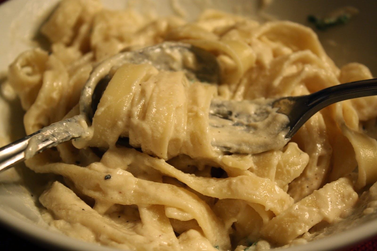 Lactose Free Girl Vegan Alfredo sauce two ways