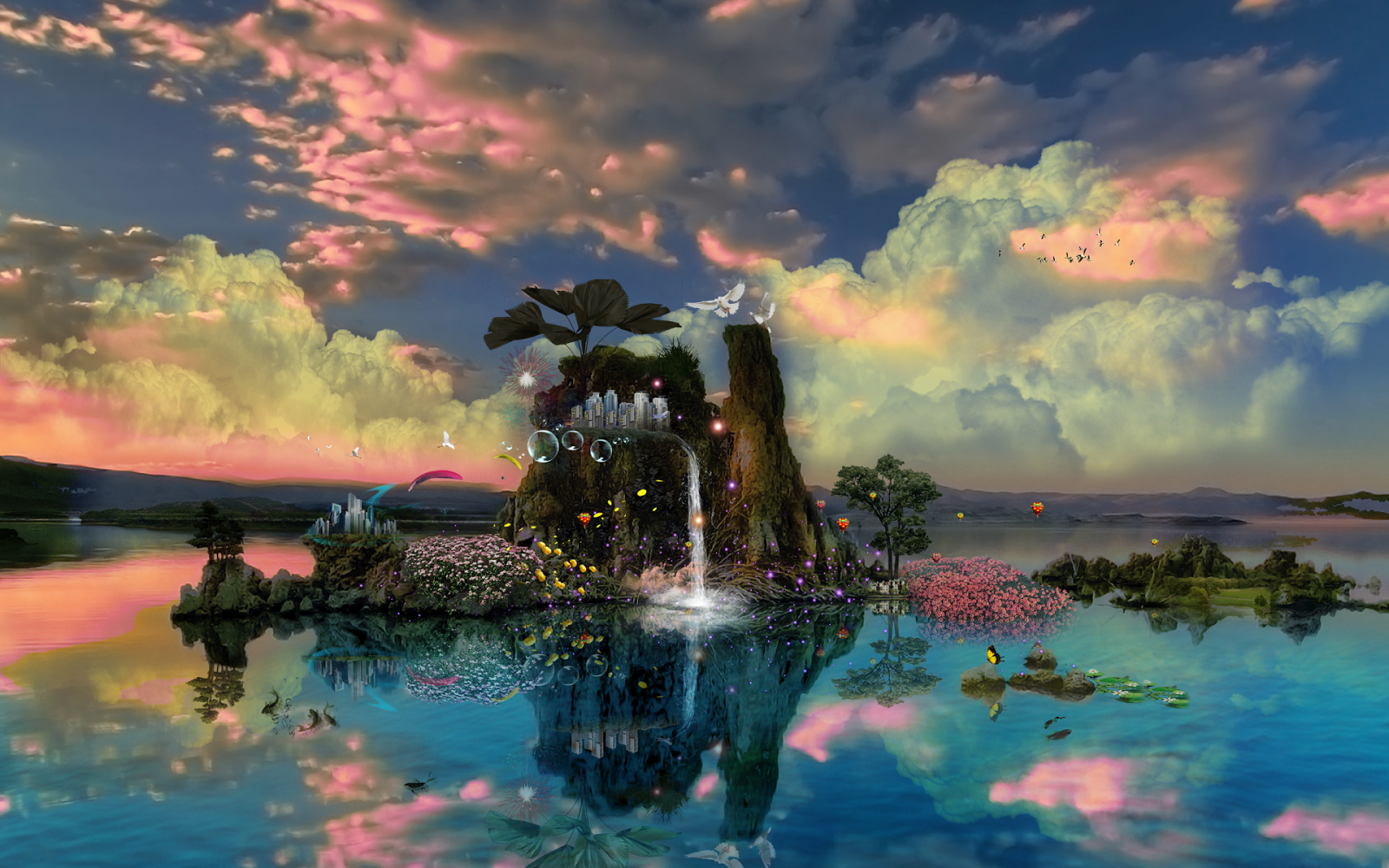 Beautiful Imaginary World HD Image Beautiful Imaginary World HD Image