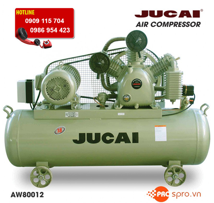 Máy nén khí nhập khẩu Jucai 2 cấp, 10 – 15 HP, bình chứa 500 Lít May-bom-hoi-khi-nen-jucai-AW80012-1