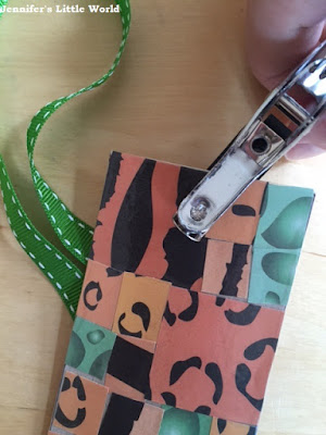 Jungle themed bookmark craft for children