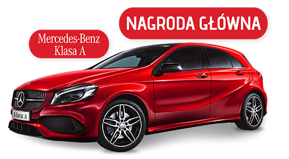Wygraj samochód Mercedes-Benz klasy A Konkurs