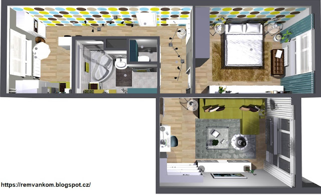Современная кухня и ванная комната - результат капитального ремонта. Дизайн проект