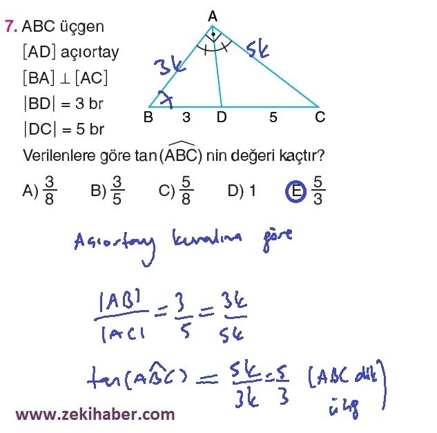 11. Sınıf Top Yayınları Matematik 81. Sayfa Cevapları 1. Ünite Değerlendirme