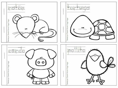 Imágenes de fichas educativas para colorear Imágenes de fichas educativas para colorear
