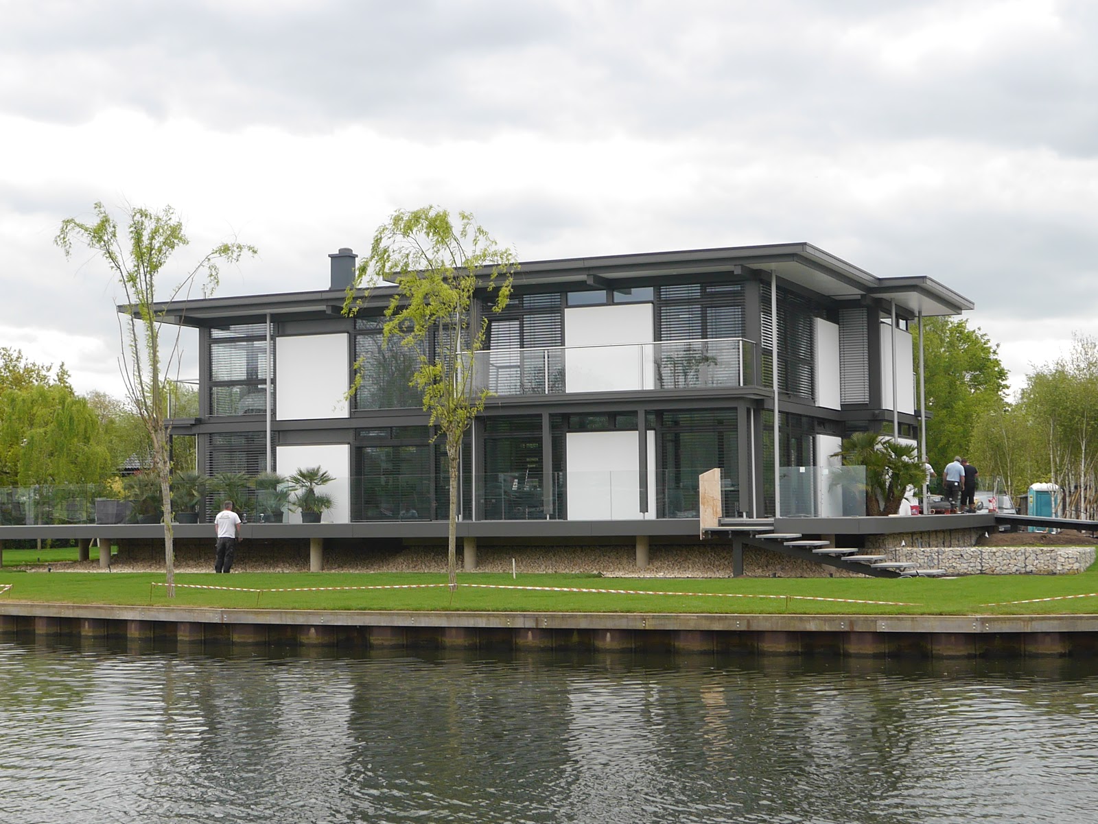 and Millie makes three Thames Court, Shepperton (River Thames