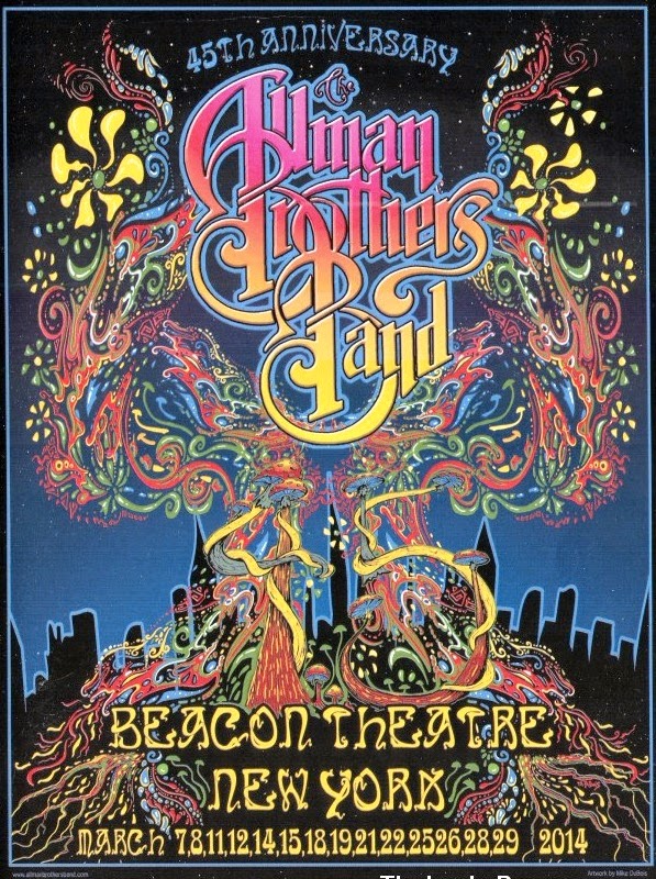Allman Brothers Tour Poster Sacramento March Th Allman Brothers Tour Poster Sacramento March Th