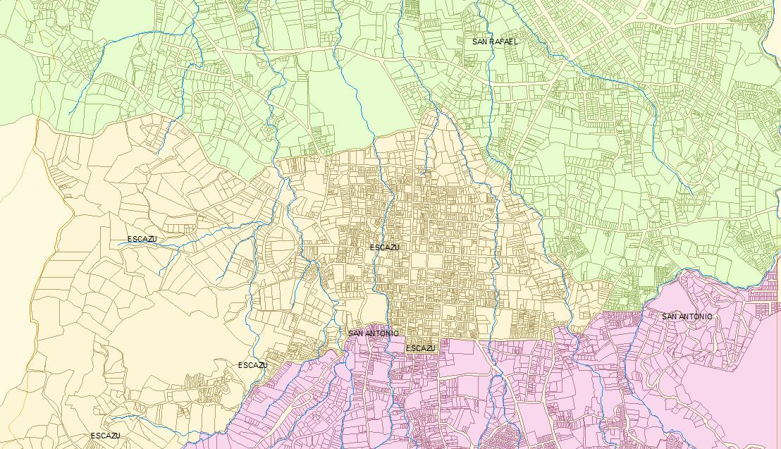 Escazu Costa Rica Map