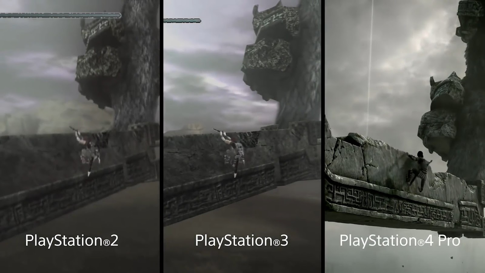 Shadow of the Colossus Remake - PS2 vs. PS3 vs. PS4 Comparison
