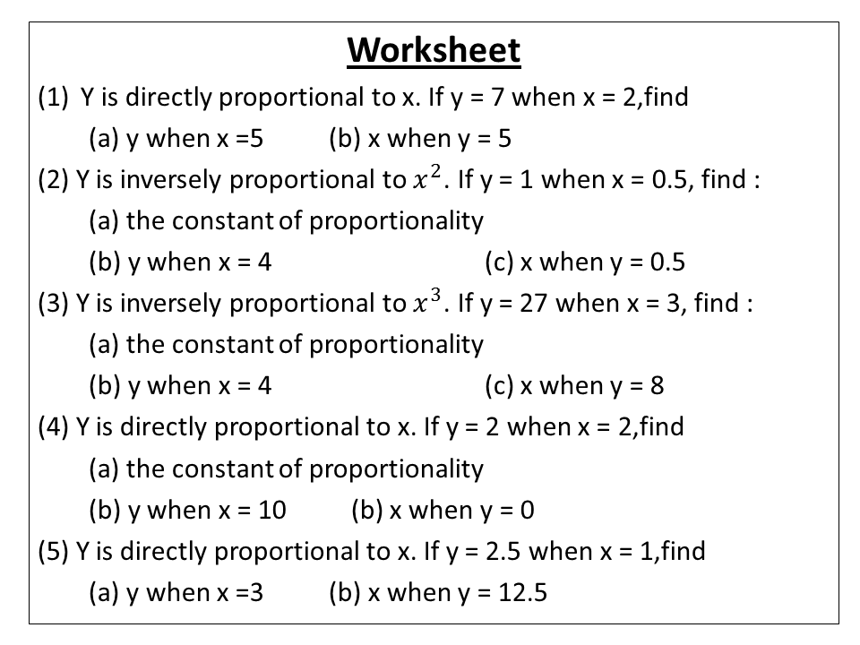Math 9 CHAPTER 3 VARIATION