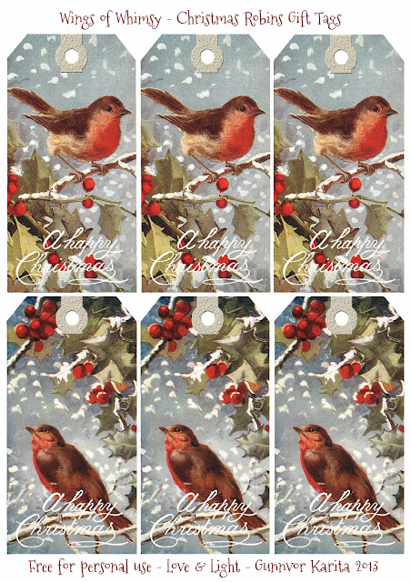 Navidad: imprimibles con animales. Gorriones.