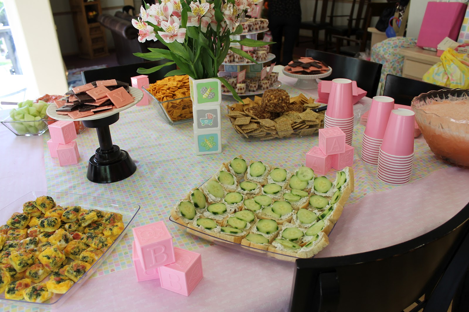 McClanahan Meals Lia's Baby Shower Cucumber Sandwiches