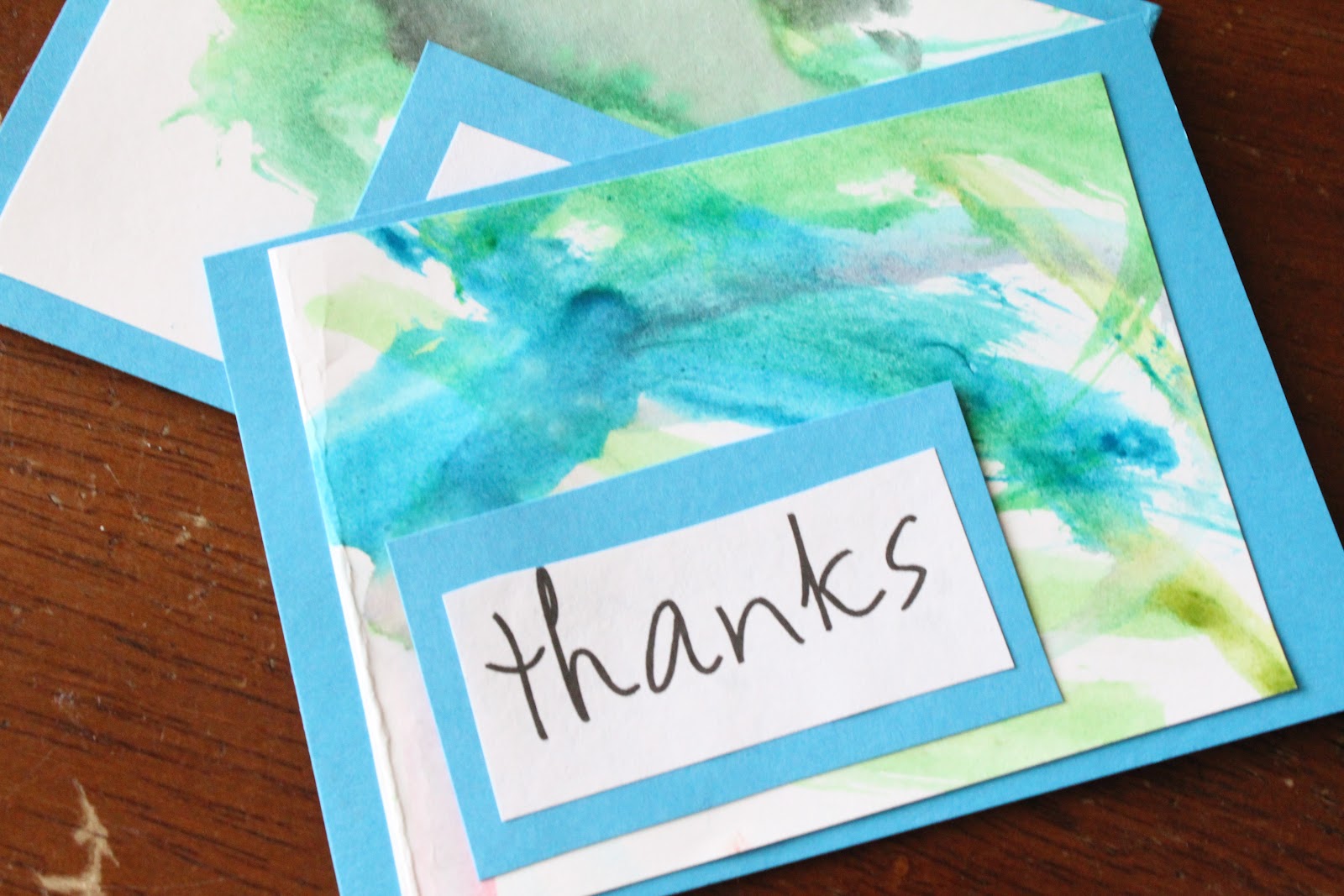 Do It Yourself Divas DIY Making A Thank You Card Out Of Kid Art