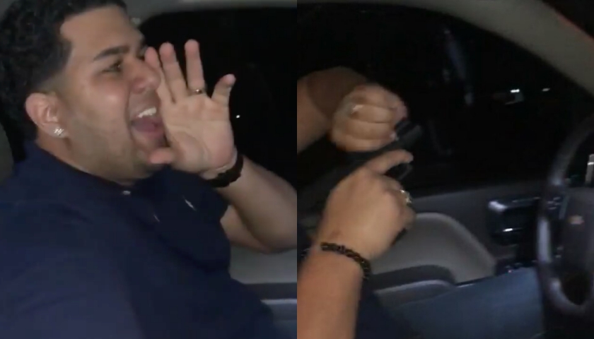 Video: Tipo manejando y disparando en RD Video: Tipo manejando y disparando en RD
