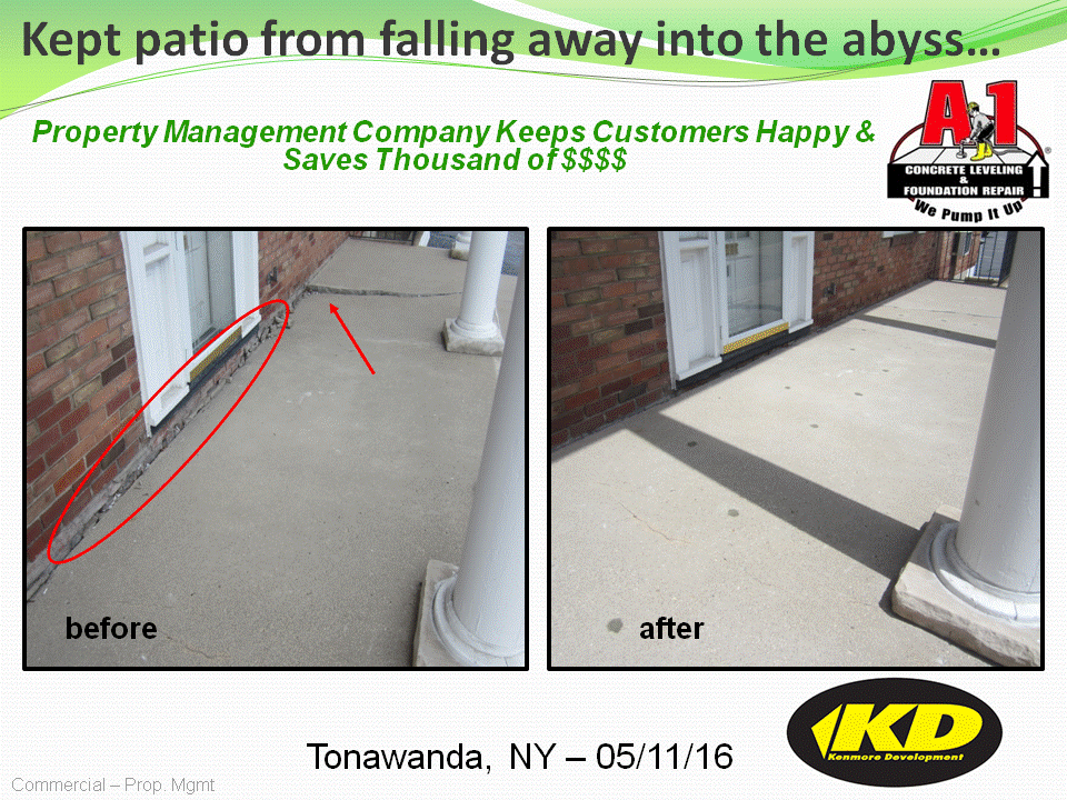 A1 Concrete Leveling May 2016