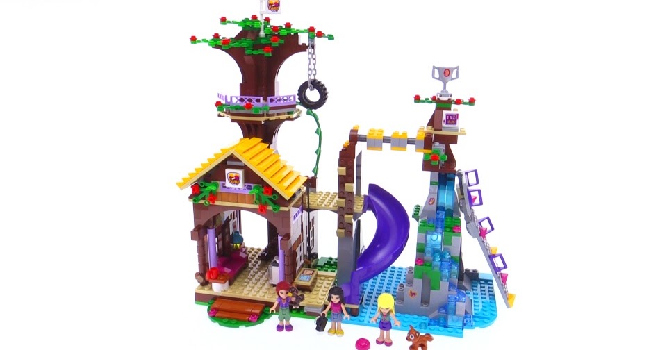LEGO Friends Adventure Camp Tree House review! 41122