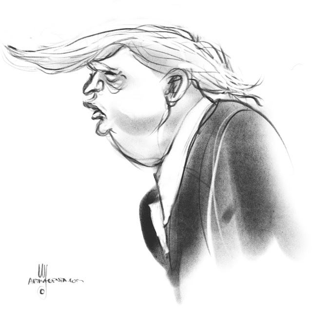 Caricatures: Donald Trump