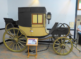 Travelling chariot, National Trust Carriage Museum, Arlington Court
