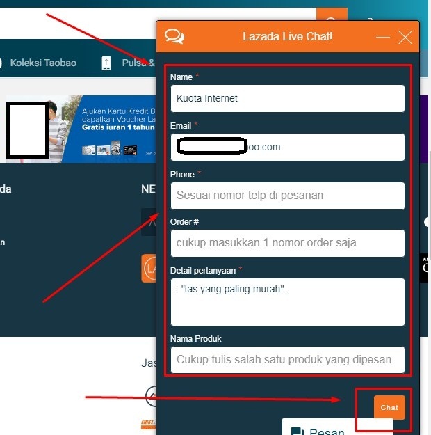 Cara Menghubungi Customer Service Lazada Live Chat LANGKAH KETIGA Terbaru 2019 Cara Menghubungi Customer Service Lazada Live Chat LANGKAH KETIGA Terbaru 2019